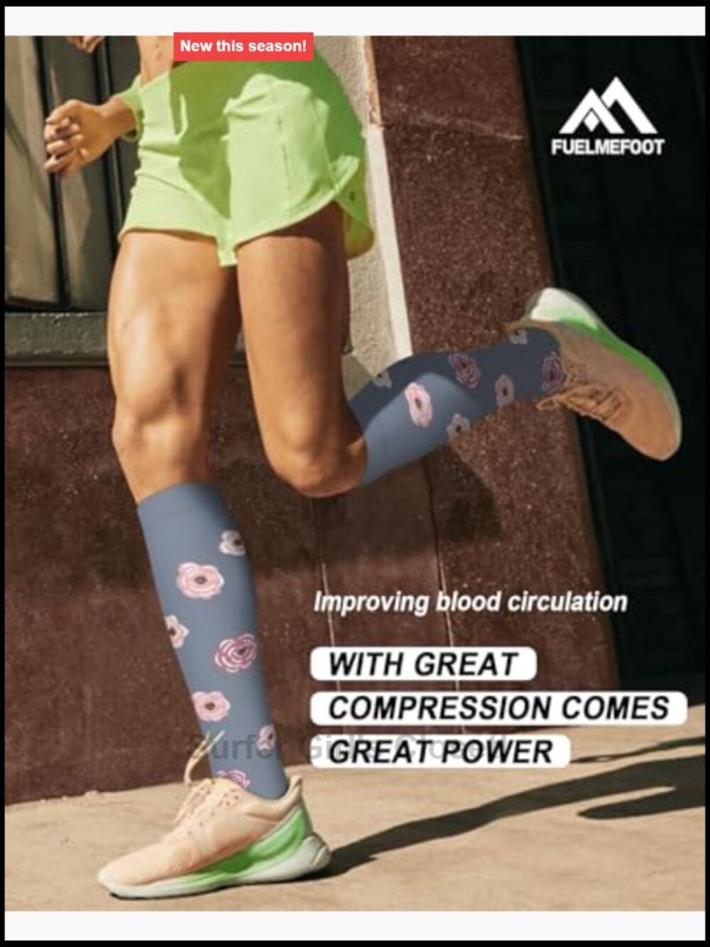 6 Pairs Compression Socks 15-20mmHg Knee High Graduated Support for Travel - Picture 2 of 6